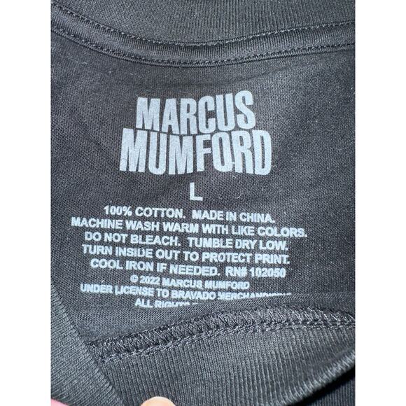 Marcus Mumford 2022 self-titled tour band shirt mumford & sons Size Large - Picture 3 of 3